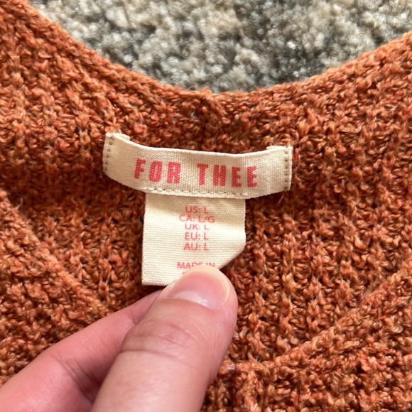 For Thee V-Neck Sweater - Picture 3 of 8